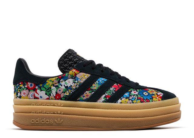 Adidas Gazelle Bold Liberty London Floral Embroidery Side