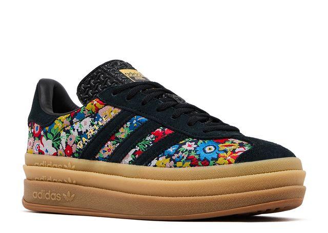 Adidas Gazelle Bold Liberty London Floral Embroidery Front