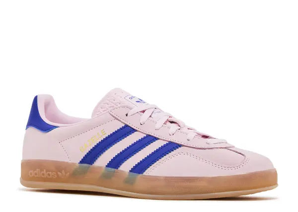 Adidas Gazelle Indoor Clear Pink Lucid Blue Front