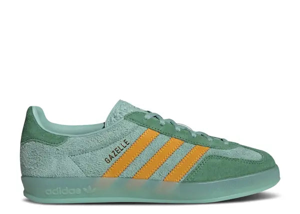 Adidas Gazelle Indoor Hazy Green Crew Yellow