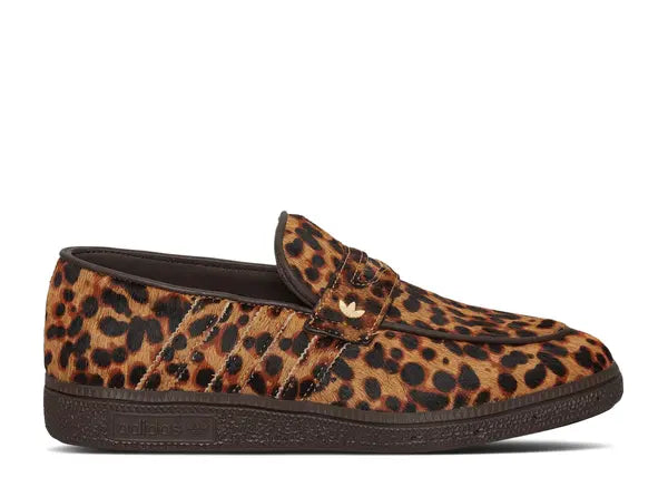 Adidas Handball Spezial Loafer Leopard Print Dark Brown