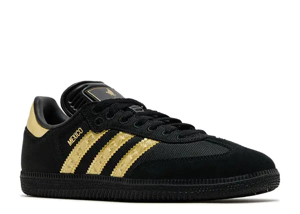 Adidas Samba OG Mexico Black Gold Metallic Front