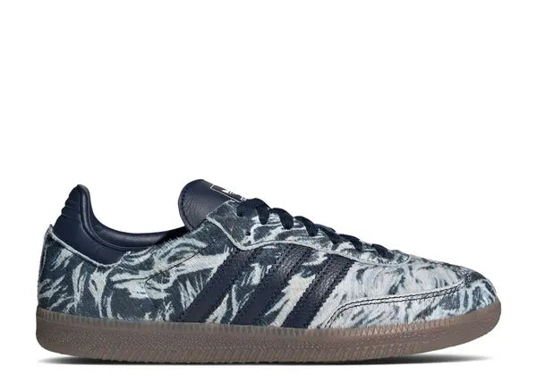 Adidas Samba OG Pony Hair Night Indigo Off White