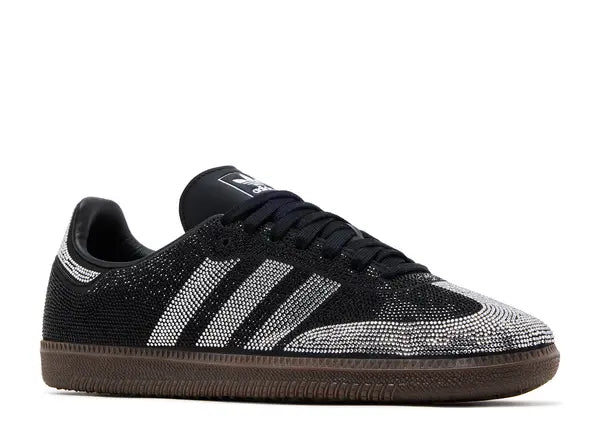 Adidas Samba OG Rhinestone Black Silver Front
