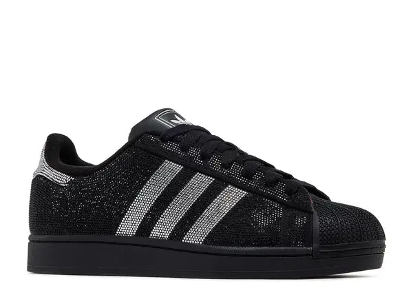 Adidas Superstar II Rhinestone Black Silver