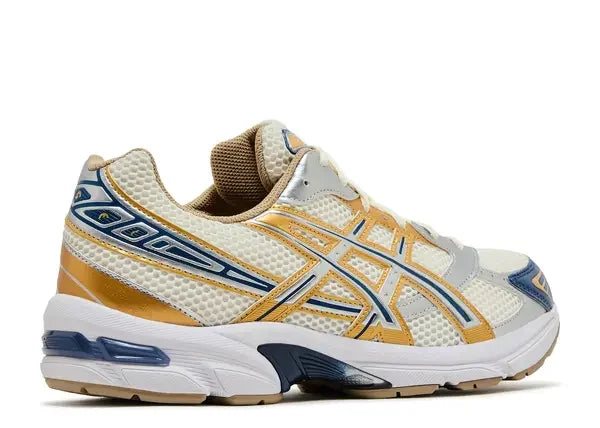Asics Gel-1130 Cream Pure Silver Gold Blue Back