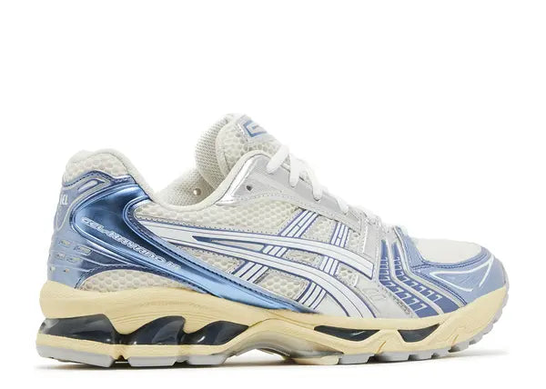 Asics Gel-Kayano 14 Cream Metallic Blue Back
