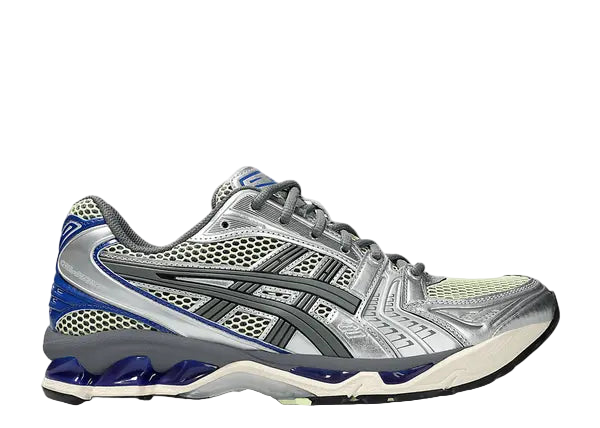 Asics Gel-Kayano 14 Soft Yellow Asics Blue