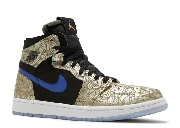 Jordan 1 High Zoom Air CMFT Gold Laser Front