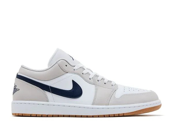 Jordan 1 Low Midnight Navy Neutral Grey Side
