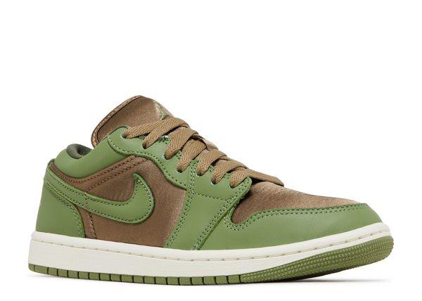 Jordan 1 Low SE Brown Kelp Sky Light Olive Front