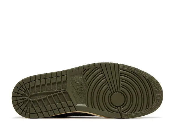 Jordan 1 Low Travis Medium Olive Bottom