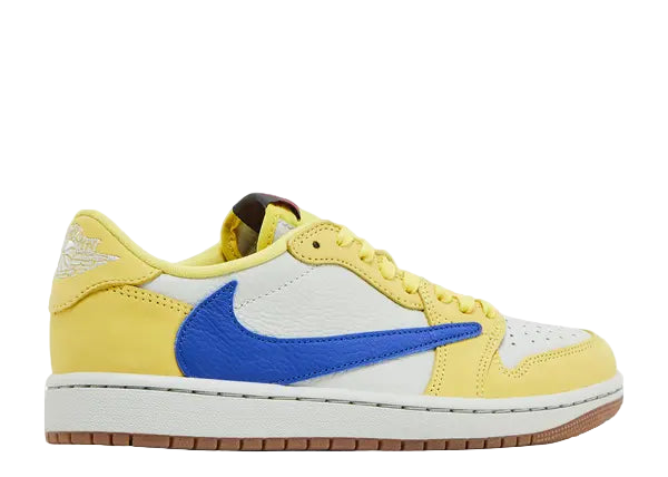 Jordan 1 Low Travis Scott Canary Back