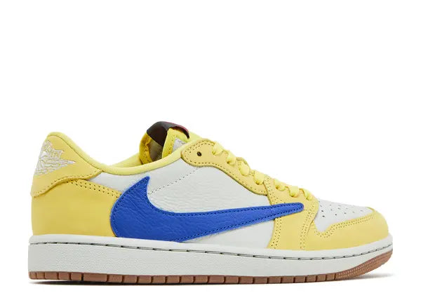 Jordan 1 Low Travis Scott Canary Back