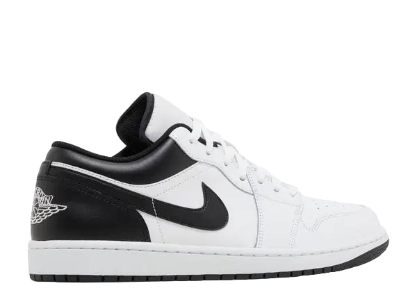 Jordan 1 Low White Black Back