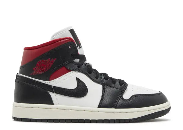 Jordan 1 Mid Gym Red Panda Side