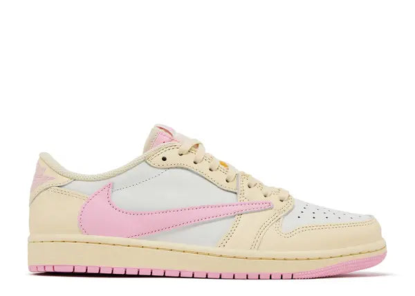 Jordan 1 Retro Low OG SP Travis Scott Shy Pink Side