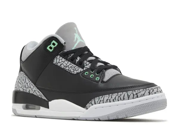 Jordan 3 Retro Green Glow Front