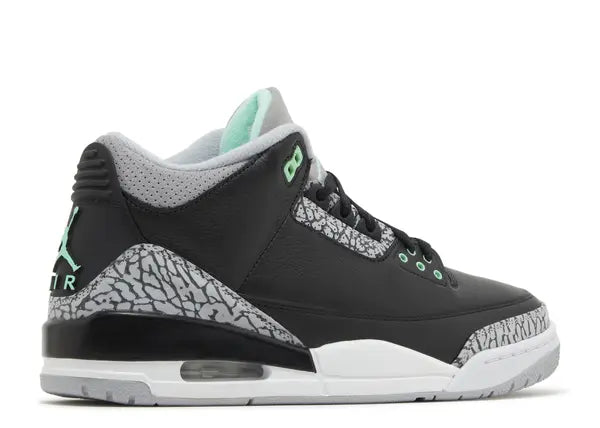 Jordan 3 Retro Green Glow Back