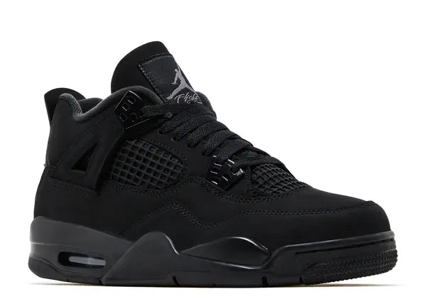 Jordan 4 Retro Black Cat (2025) (GS) Front