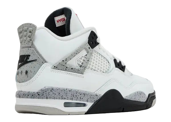 Jordan 4 Retro White Cement (2025) (GS) Back