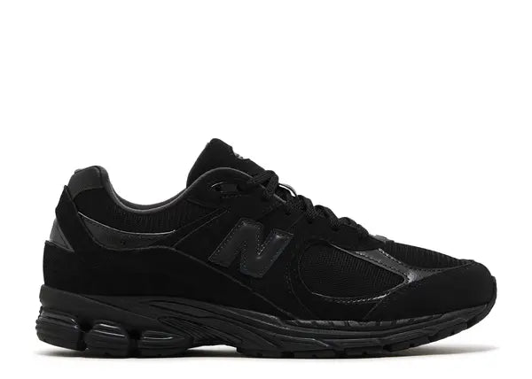 New Balance 2002R Triple Black Suede Side