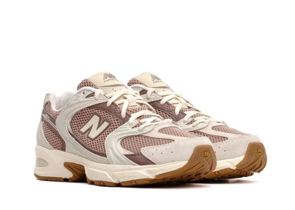 New Balance 530 Bisque Earth Shadow Gum Outfit