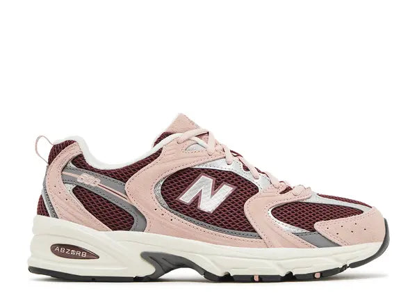 New Balance 530 Pink Moon Burgundy Side