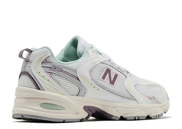 New Balance 530 Sea Salt Ice Wine Back