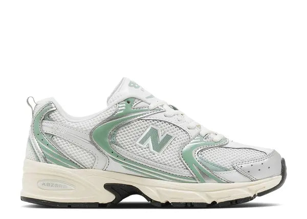 New Balance 530 Silver Metallic Mosaic Green