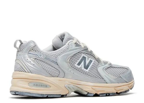 New Balance 530 Vintage Silver Metallic Moonbeam Back