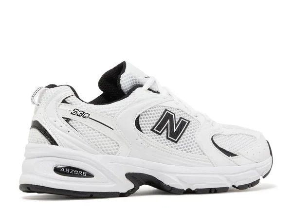 New Balance 530 White Black Details Back