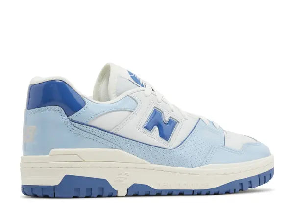 New Balance 550 Chrome Blue Patent Back