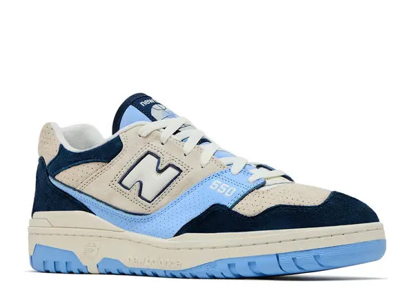 New Balance 550 Navy Electric Sky Front