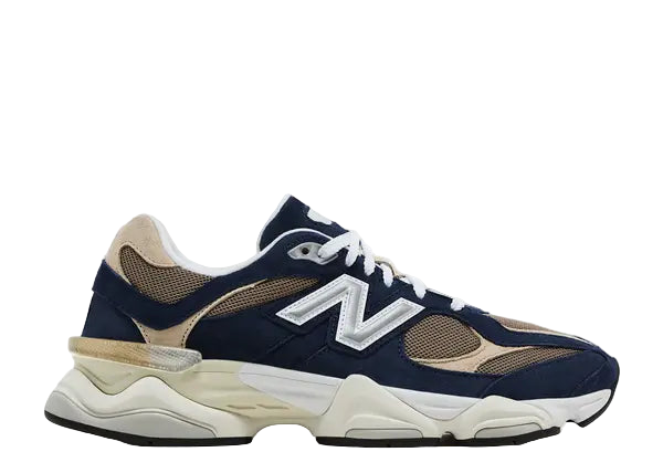 New Balance 9060 Navy Mushroom Side
