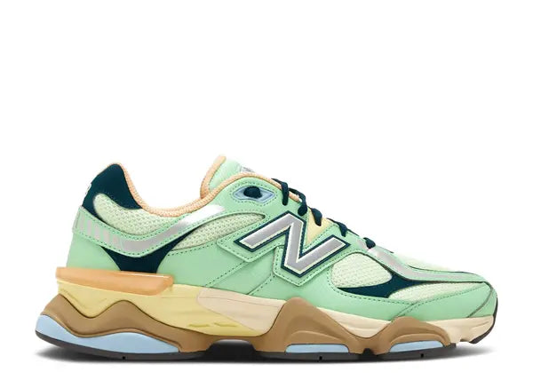 New Balance 9060 Sweetgrass Deep Ocean Side