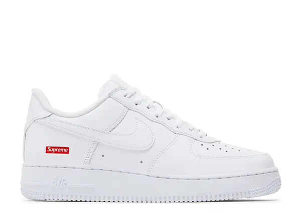 Nike Air Force 1 Supreme White Side
