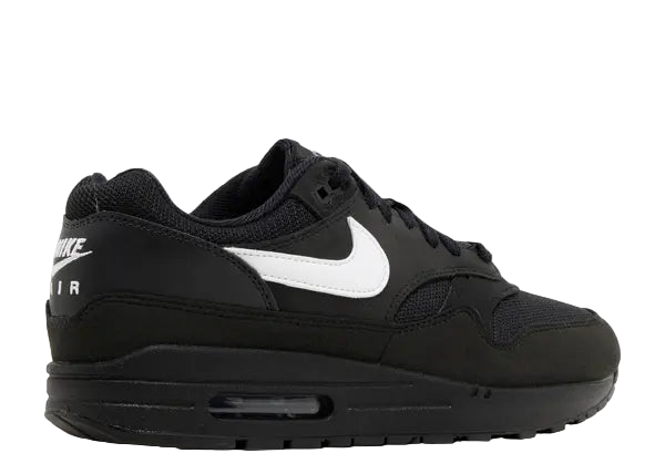 Nike Air Max 1 Black White Swoosh Back