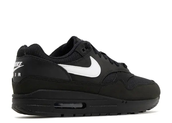 Nike Air Max 1 Black White Swoosh Back