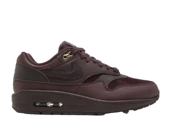 Nike Air Max 1 Burgundy Crush Side