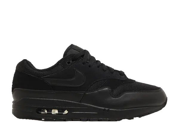 Nike Air Max 1 Essential Triple Black Side