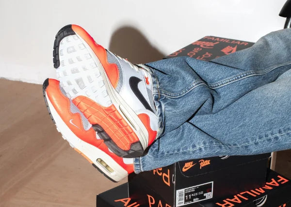 Nike Air Max 1 Patta Waves Hyper Crimson Pure Platinum Outfit