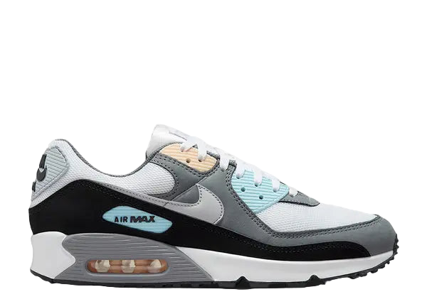Nike Air Max 90 Cool Grey Pure Platinum Black Side