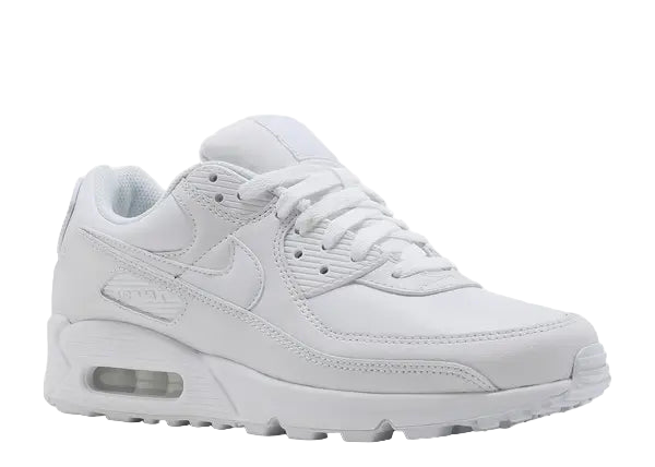 Nike Air Max 90 Leather Triple White Front