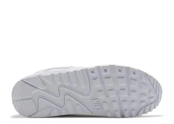 Nike Air Max 90 Leather Triple White Bottom