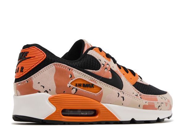 Nike Air Max 90 Premium Bio Beige Safety Orange Camo Back