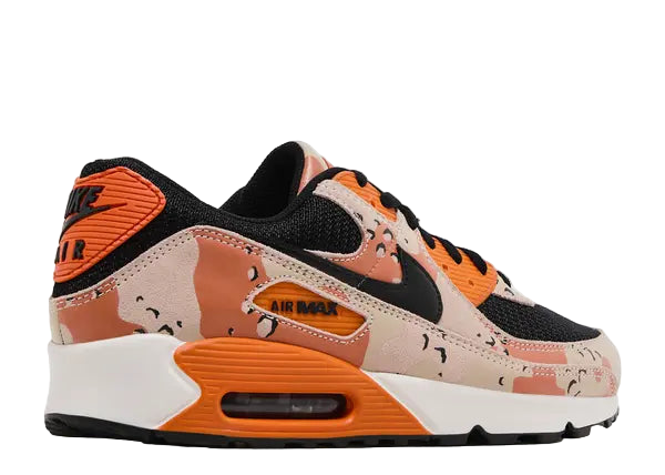 Nike Air Max 90 Premium Bio Beige Safety Orange Camo Back
