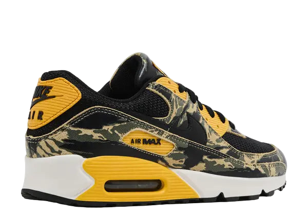 Nike Air Max 90 Premium Black University Gold Camo Back