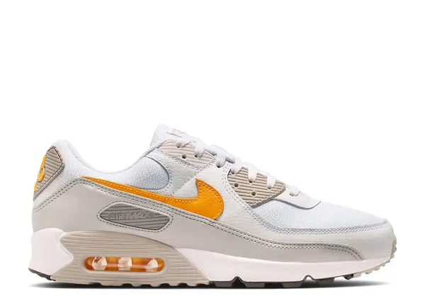 Nike Air Max 90 White College Grey Laser Orange