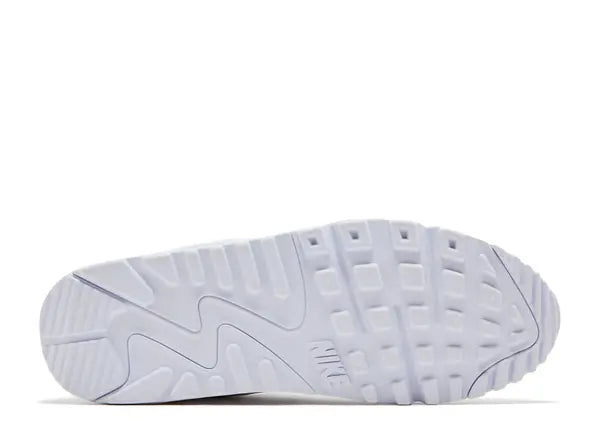 Nike Air Max 90 White Light Crimson Bottom